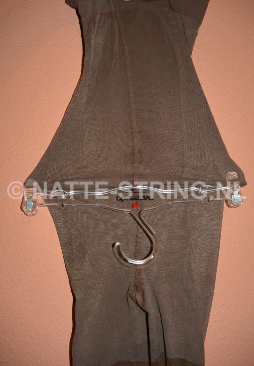Gedragen Hoge Panty Mokka - Afbeelding 3
