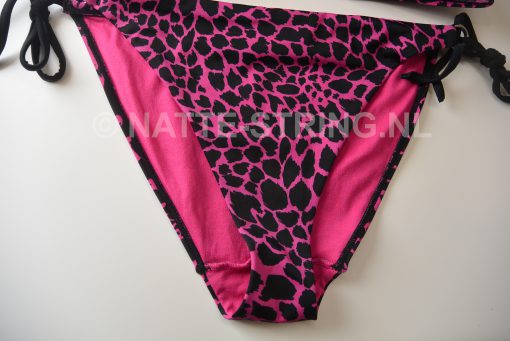 Zwart/Roze bikini - Afbeelding 2