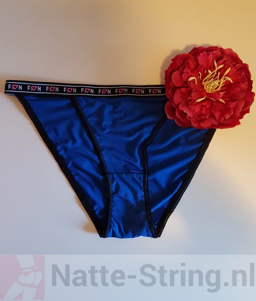 Blauw tanga slipje