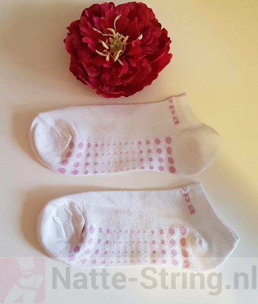 Gedragen sokjes kappa met roze