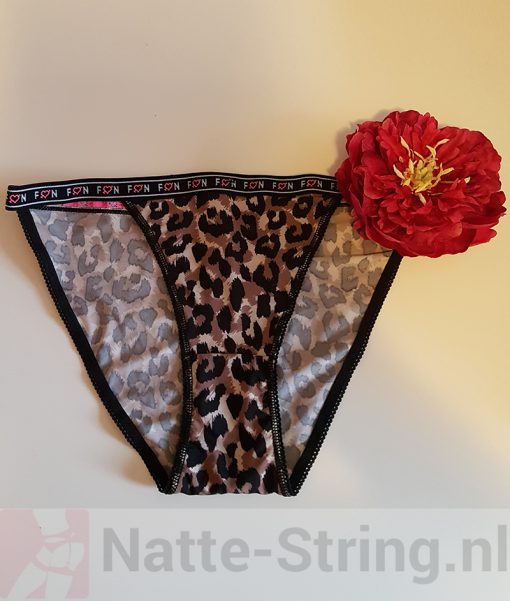 Sexy tanga slipje luipaard