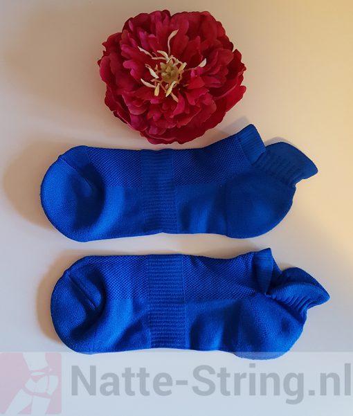 Zachte sokjes in blauwe kleur