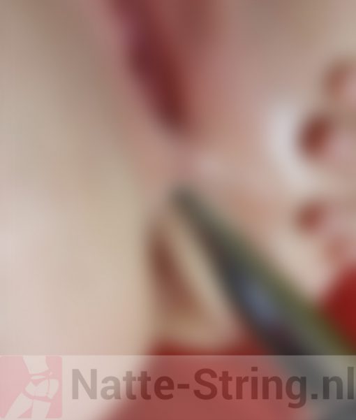 Anaal met zilveren vibrator