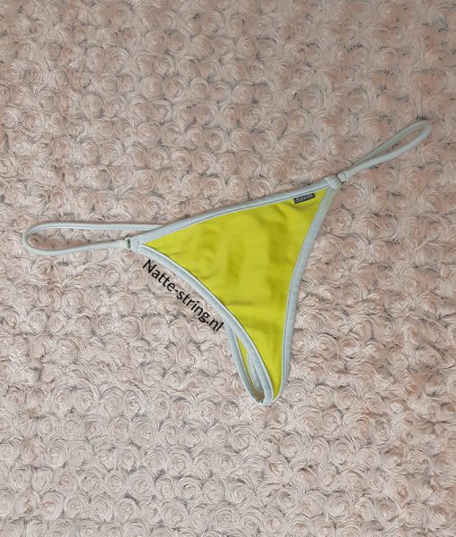Gele bikini string