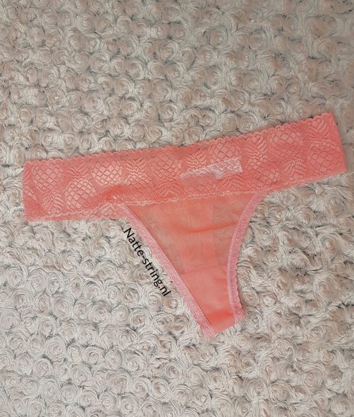 Oranje doorkijk string