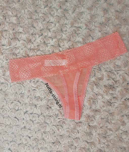 Oranje doorkijk string - Afbeelding 2