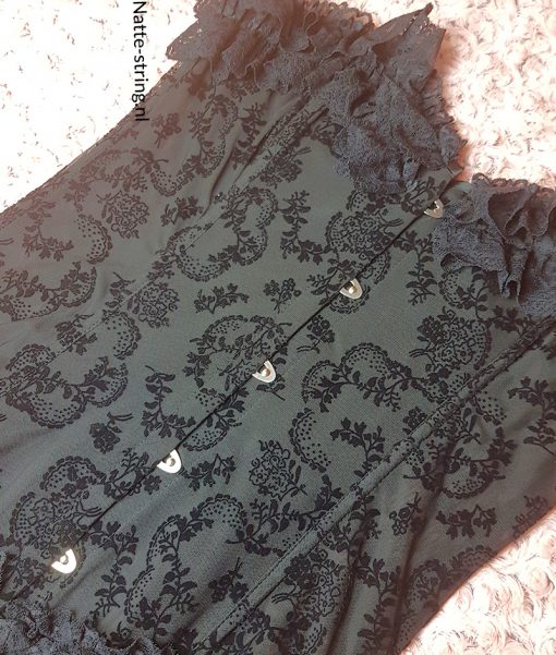 Spannend zwart corset setje - Afbeelding 4