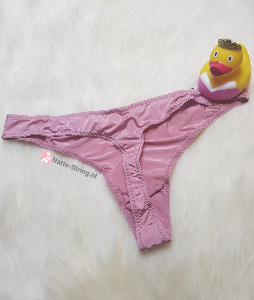 Fijne zachte gedragen roze string - Afbeelding 3