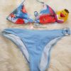 Versleten geil bikini setje