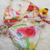 Leuke aardbeiprint bikini setje veel gedragen geweest