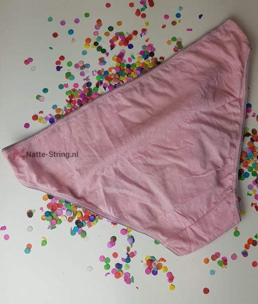 Geil roze gedragen slipje met grijze rand - Afbeelding 3