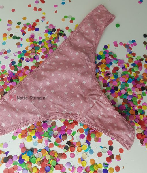 Lekker geil roze stringetje met sterretjes - Afbeelding 2
