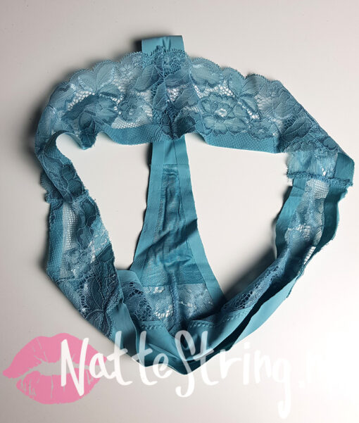 Blauwe gedragen string - Afbeelding 3