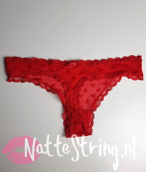 Ho ho ho - rode gedragen string - Afbeelding 4