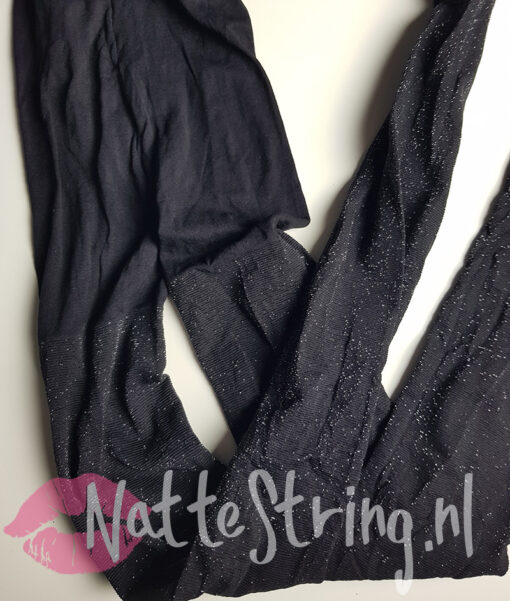 Lekkere gedragen glitter panty - Afbeelding 2