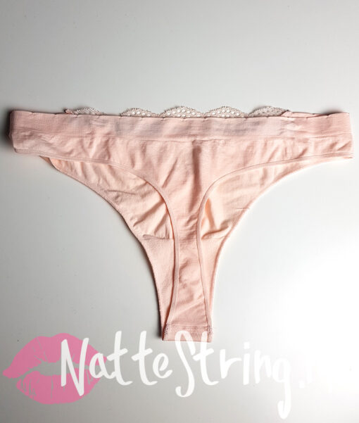 Roze zachte gedragen string - Afbeelding 5