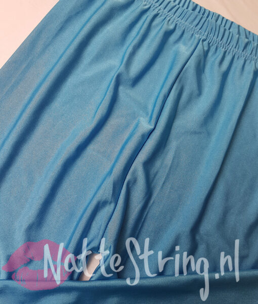 Zachte blauwe gedragen legging - Afbeelding 3