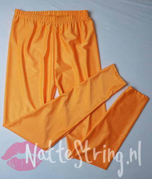 Zachte oranje gedragen legging