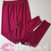 Zachte rood/roze gedragen legging