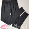 Zachte zwarte gedragen legging