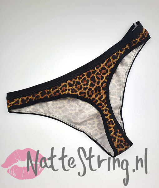 Panterprint string lekker gedragen - Afbeelding 4